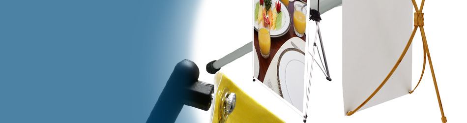 Non Retractable Banner Stands