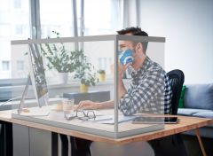 Desktop Sneeze Guards