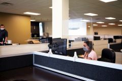 Cubicle Divider Sneeze Guards