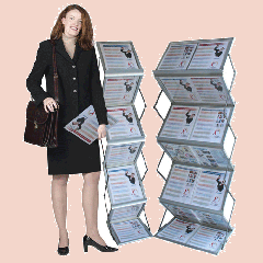 Expand Double Literature Rack