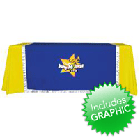 60"  Accent Table Runner - Full Color