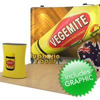 WaveForm 10' Curved Booth