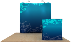 8' Fabric Backwall Display - Straight or Curved