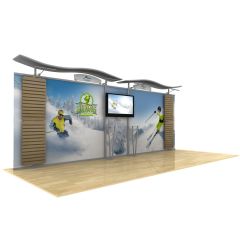 ALU-Canopy 20' Slatwall