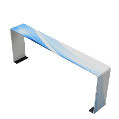 Waveform Arch Square 232" long x116" high