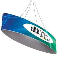 WaveForm 12' Ellipse Hanging Sign 