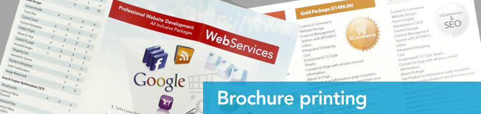 Brochure Design Specifications