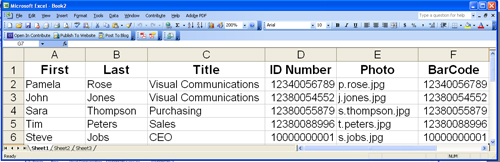 Variable Data